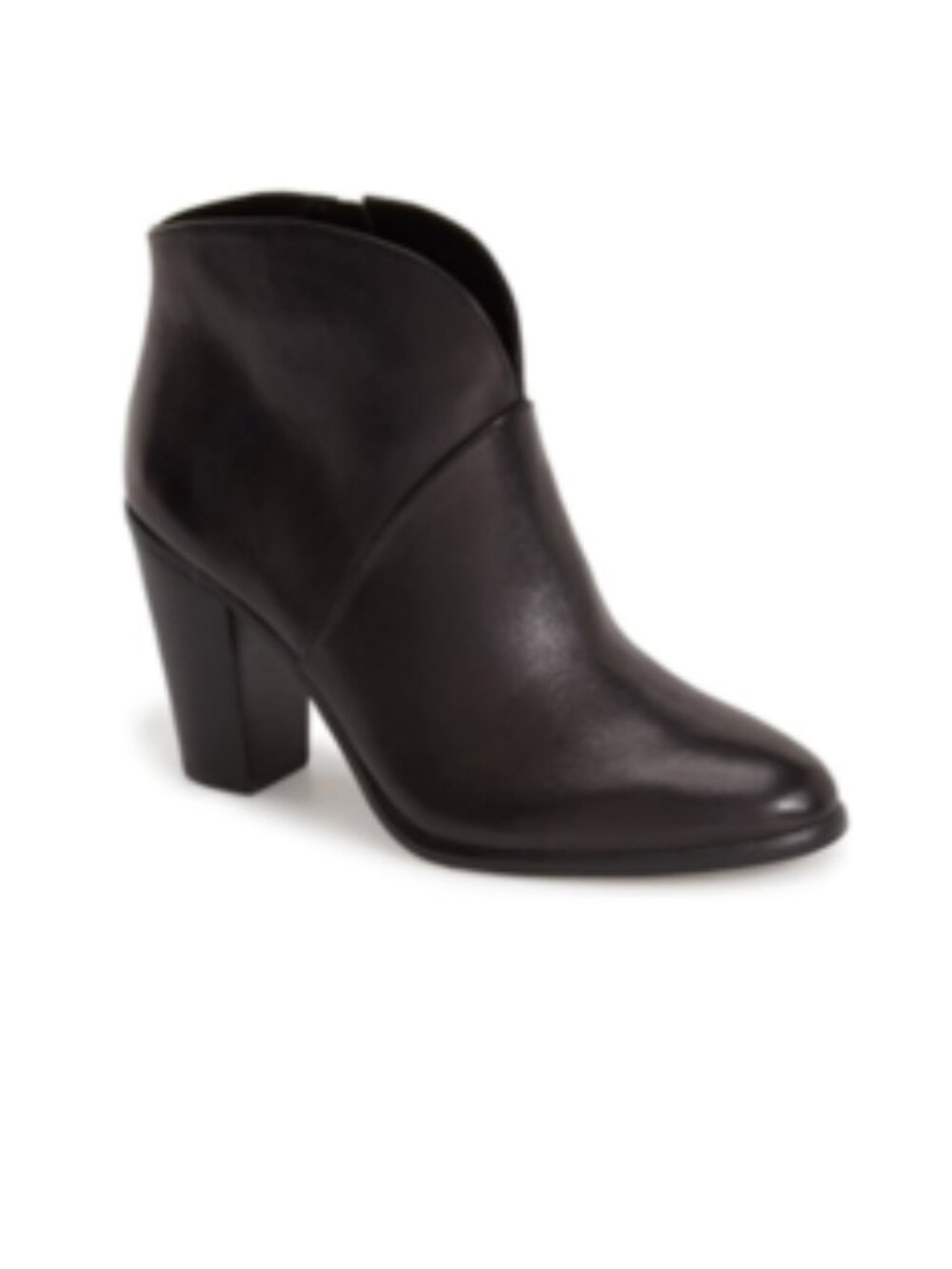 Vince Camuto Franell Leather Bootie Black 7.5